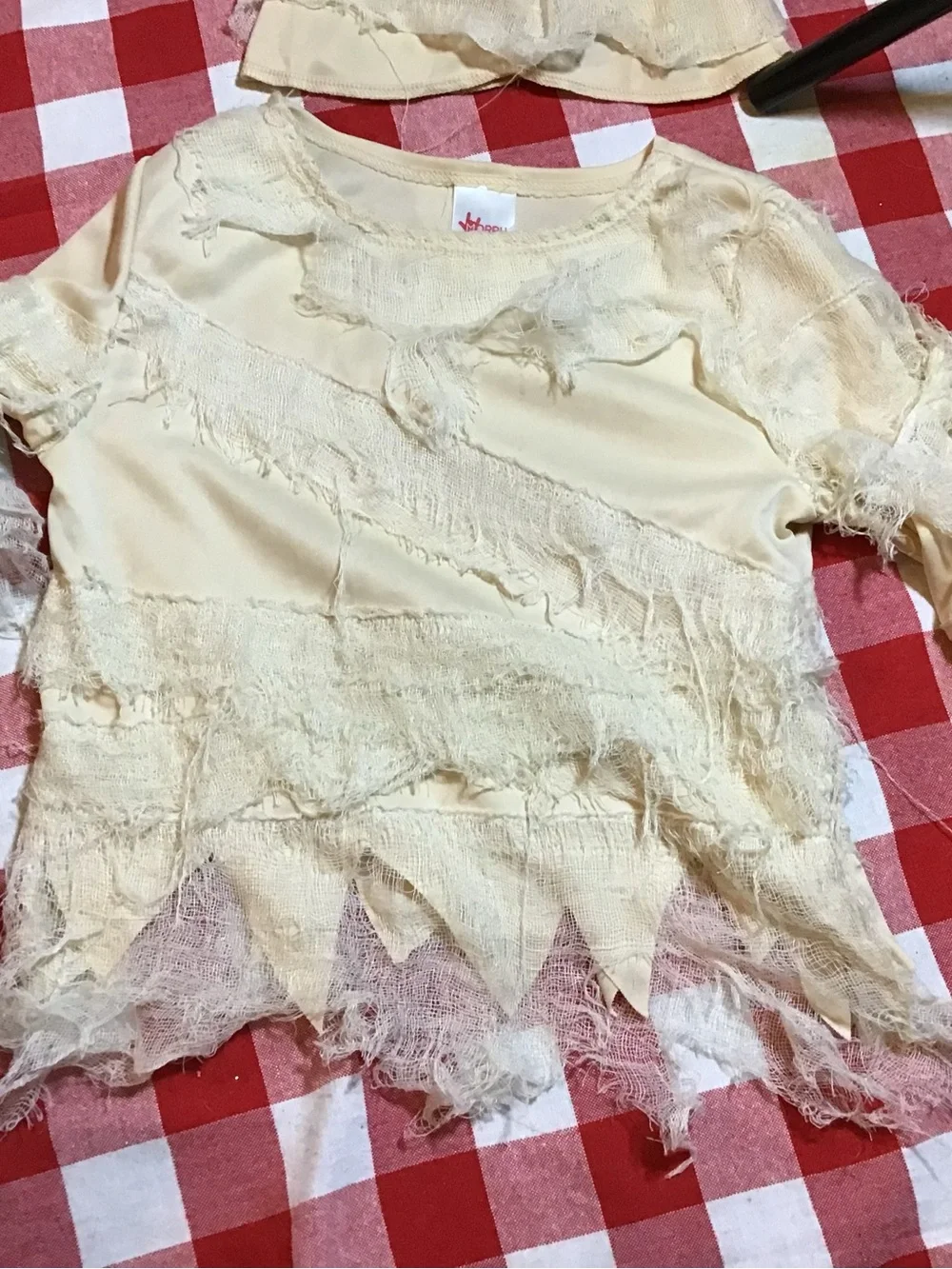 Mummy kids morph costume size small -Preowned